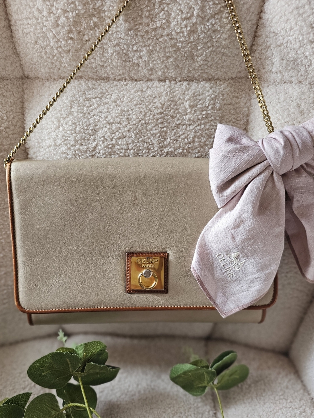 Celine RARE Clutch & Scarf Bow w/COA - Picture 16 of 16